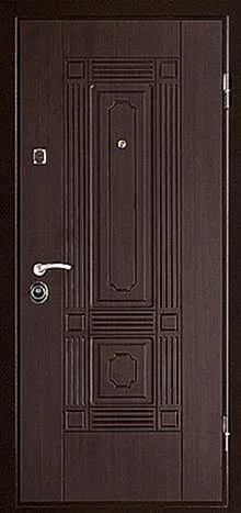 Входная дверь Paladin-12 (МДФ Шпон / Ламинат) - внешняя сторона