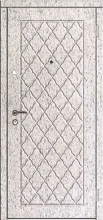 Входная дверь Paladin-14 (МДФ Шпон / Ламинат) - внешняя сторона