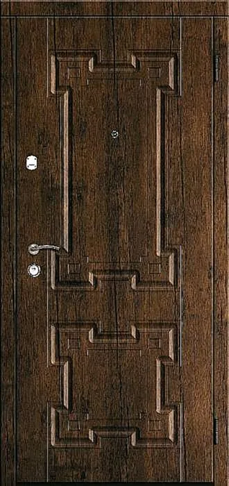 Входная дверь Paladin-44 (МДФ Шпон / Ламинат) - внешняя сторона
