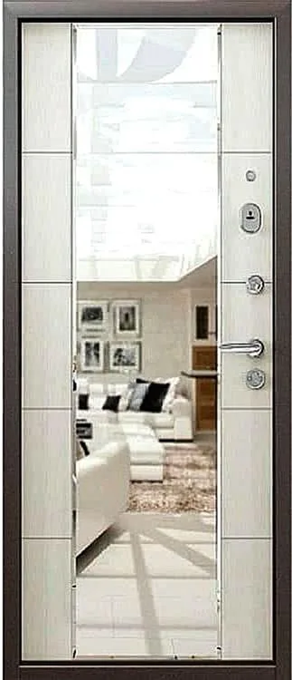 Двери в квартиру Уличная дверь с зеркалом SE-11 - внутренняя сторона