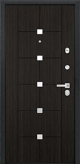 Входная дверь Sirius-4 (Порошковое напыление / МДФ Шпон) - внутренняя сторона
