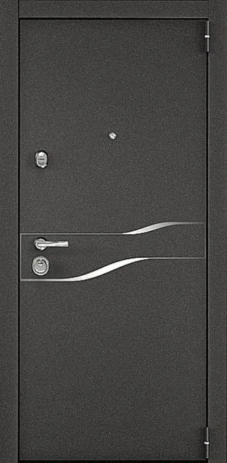 Входная дверь Sirius-6 (Порошковое напыление / МДФ Шпон) - внешняя сторона