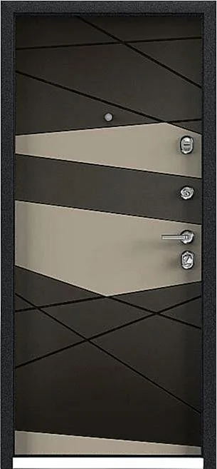 Входная дверь Sirius-7 (Порошковое напыление / МДФ Шпон) - внутренняя сторона