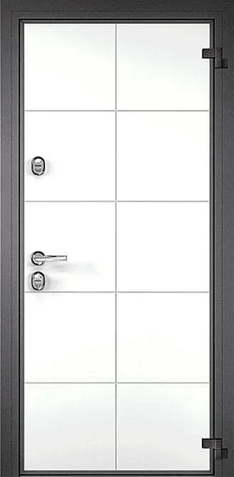 Входная дверь Titan-2 (Порошковое напыление / МДФ Филенчатый) - внешняя сторона
