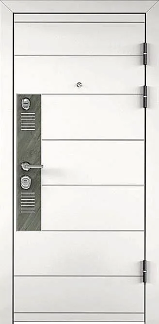 Входная дверь Titan-5 (Порошковое напыление / МДФ Филенчатый) - внешняя сторона