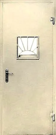 Нитроэмаль Белая дверь КХО КХН (бронированная, техническая) TL-12 - внешняя сторона