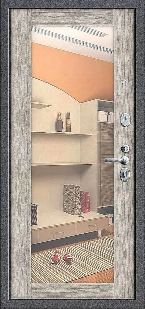 Входная дверь Valor-18 (МДФ Шпон) - внутренняя сторона