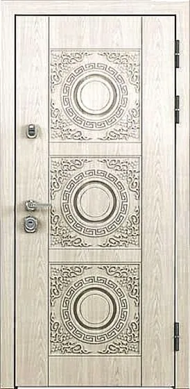 Входная дверь Kiparis-4 (МДФ Винорит / МДФ Филенчатый) - внешняя сторона