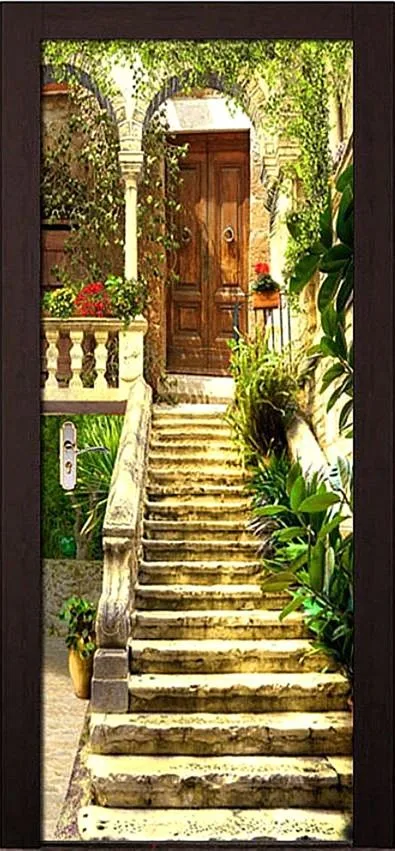Фотопечать Входная дверь ZA-13 - внешняя сторона