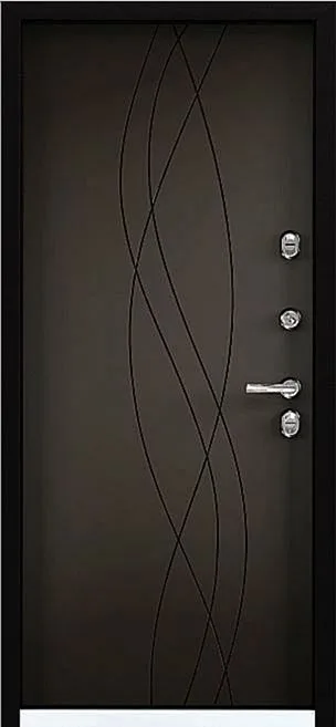 Двери в квартиру Наружная входная дверь ZE-20 - внутренняя сторона